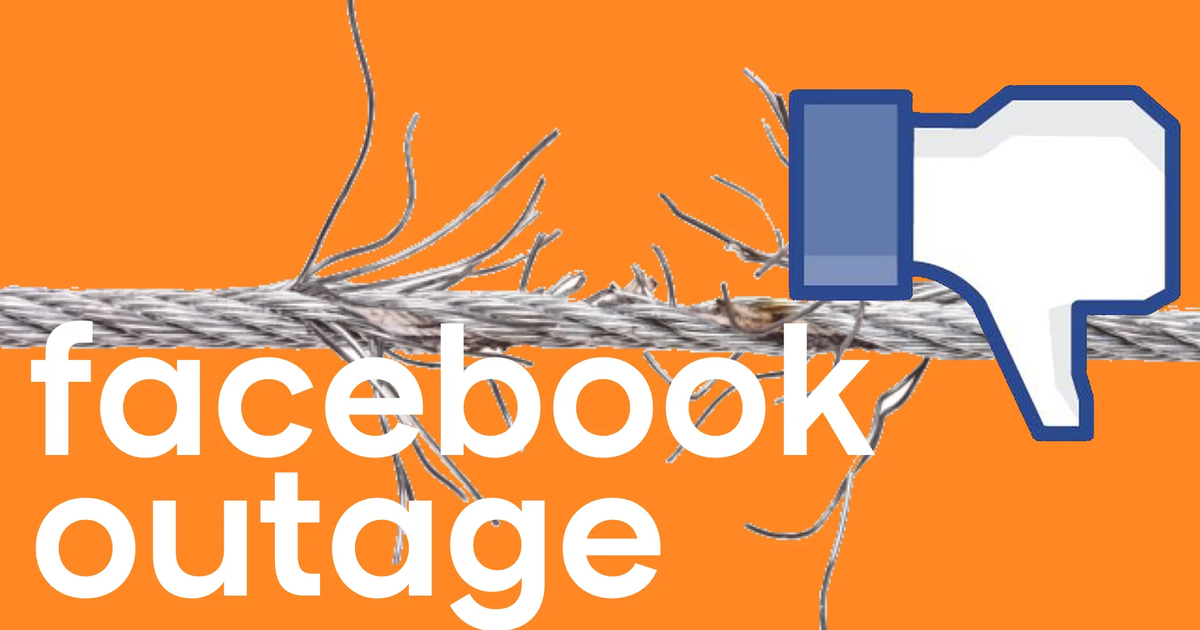 Facebook outage how to cope with this issue