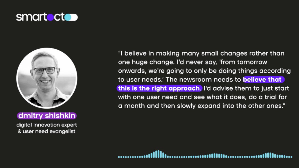 Dmitry Shishkin: "I believe in making many small changes, rather than one huge one."