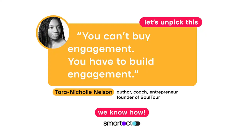You can't buy engagement. You have to build engagement