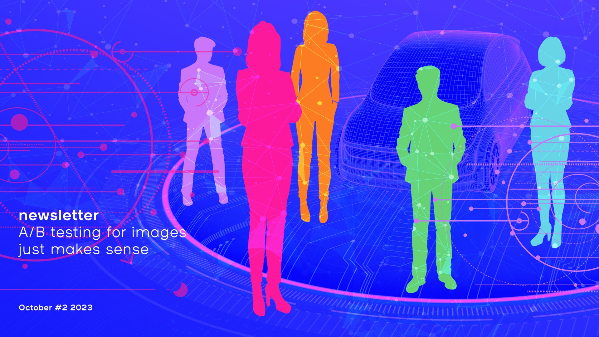 Newsletter A/B testing images