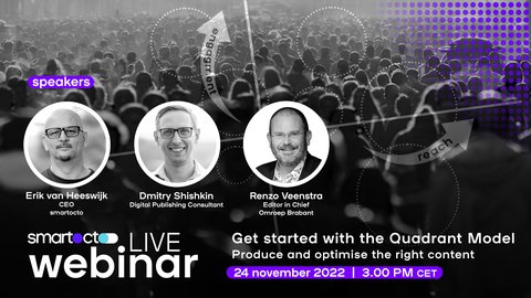 webinar get started with the quadrant model: produce and optimise the right content