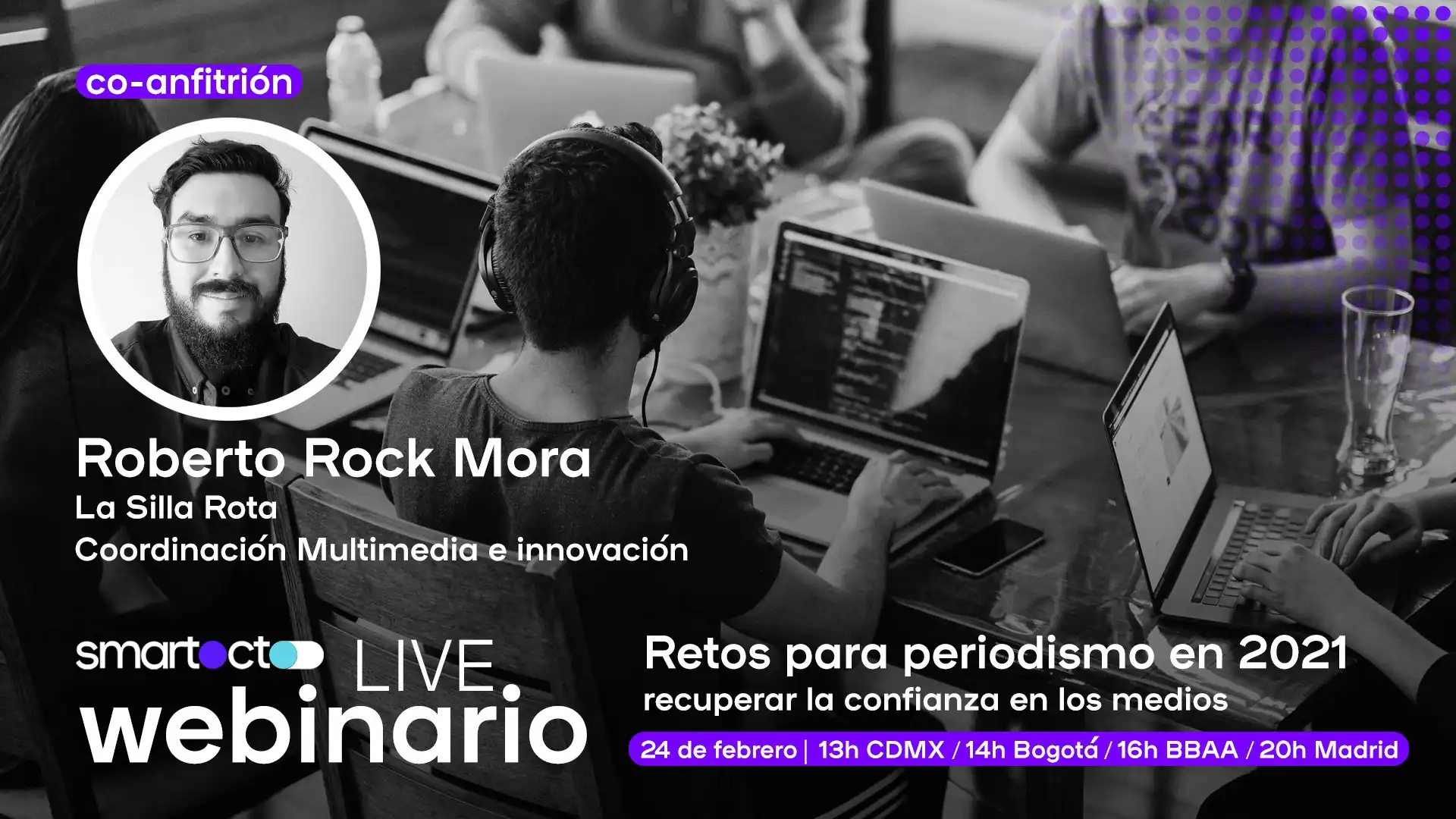 Webinario Retos para periodismo: recuperar la confianza en los medios